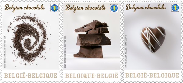 Бельгийские марки «Шоколад»