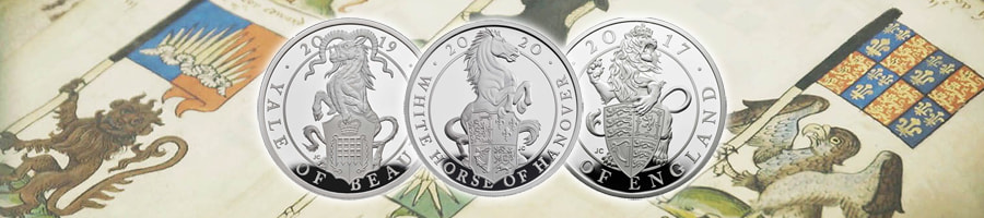 Монеты из серии «Звери Королевы»