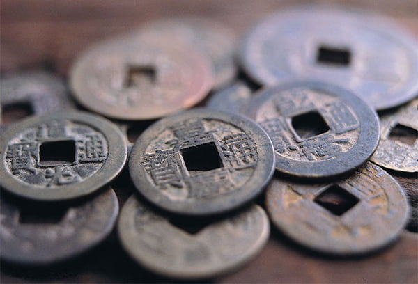 Вексель заменил китайские монеты