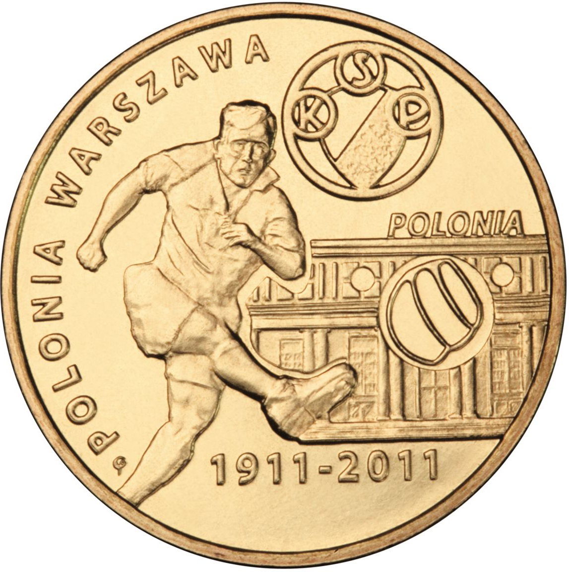 Купить монету 2 злотых 2011 «Полония, Варшава» Польша в интернет-магазине