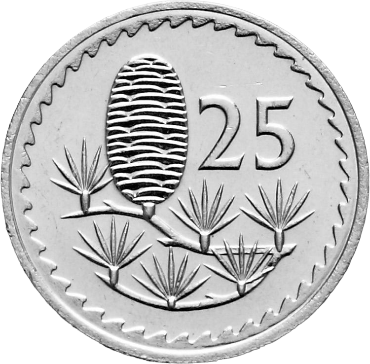 Купить монету 25 милс 1977 Кипр в интернет-магазине