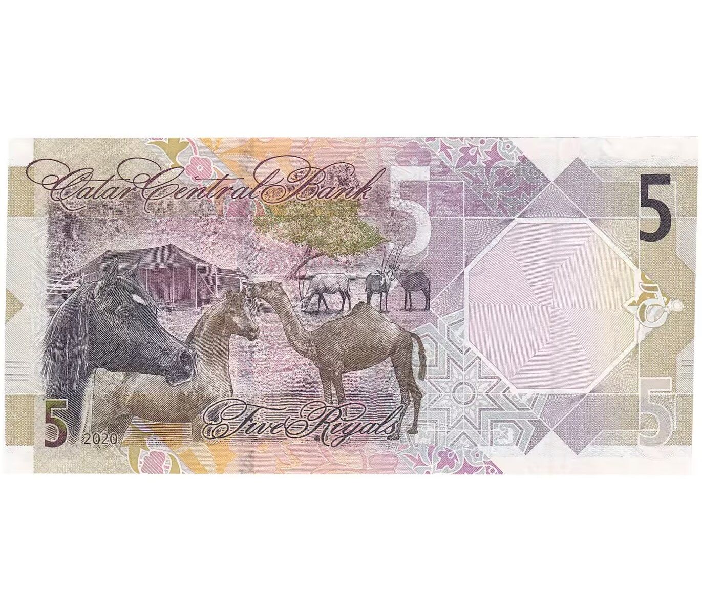 Катар 1 риал 2020. Катарский риал банкноты 2020. 5 Катарский риал. Банкнота Катар 2022.