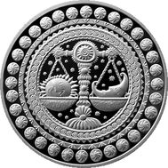  1 рубль 2009 «Знаки зодиака: Весы» Беларусь, фото 1 