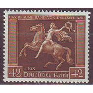  1938. Германия. Рейх. 671. Коричневая лента Германии, фото 1 