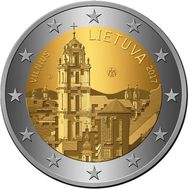  2 евро 2017 «Вильнюс» Литва, фото 1 