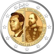  2 евро 2017 «200 лет со дня рождения Великого герцога Виллема III» Люксембург, фото 1 