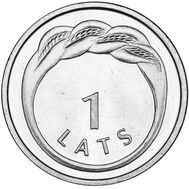  1 лат 2009 «Кольцо Намейса» Латвия, фото 1 