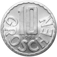  10 грошей 1998 Австрия, фото 1 