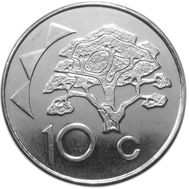  10 центов 1998 Намибия, фото 1 