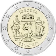  2 евро 2019 «Жемайтия. Этнографические регионы» Литва, фото 1 