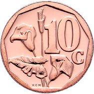  10 центов 2012 «Калла» ЮАР, фото 1 