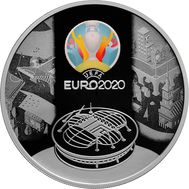  3 рубля 2021 &laquo;Чемпионат Европы по футболу 2020 года (UEFA EURO 2020)&raquo;, фото 1 