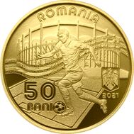  50 бани 2021 «Чемпионат по футболу ЕВРО-2020» Румыния, фото 1 