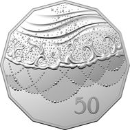  50 центов 2021 «Рождественские украшения» Австралия (в блистере), фото 1 