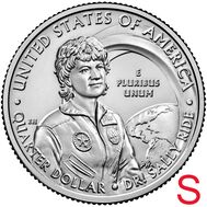  25 центов 2022 &laquo;Доктор Салли Райд&raquo; (Выдающиеся женщины США) S, фото 1 
