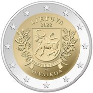  2 евро 2022 «Сувалкия» Литва, фото 1 