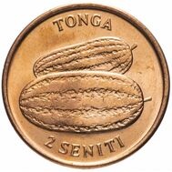  2 сенити 1975 Тонга, фото 1 