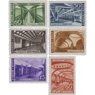  1947. СССР. 1061-1066. Московский метрополитен. 6 марок, фото 1 