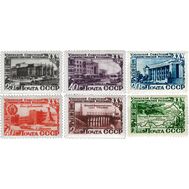  1950. СССР. 1397-1402. 25 лет Узбекской ССР. 6 марок, фото 1 