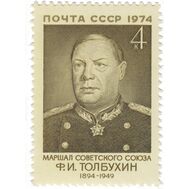  1974. СССР. 4294. 80 лет со дня рождения Ф.И. Толбухина, фото 1 