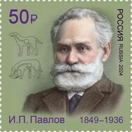  2024. 3335. Лауреаты Нобелевской премии. 175 лет со дня рождения И.П. Павлова, учёного, физиолога, фото 1 