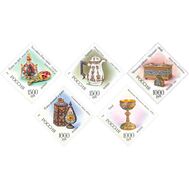  1996. 314-318. Русская эмаль XVII-XX вв. в собрании Государственного Эрмитажа. 5 марок, фото 1 