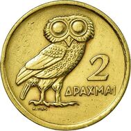  2 драхмы 1973 Греция, фото 1 