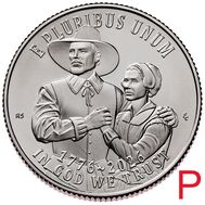  25 центов 2026 &laquo;Мэйфлауэрское соглашение&raquo; P, фото 1 