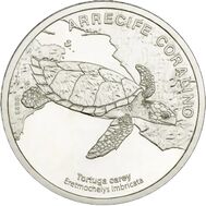  50 колон 2025 «Морская черепаха» Коста-Рика, фото 1 