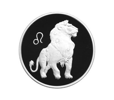  Серебряная монета 3 рубля 2003 «Лев», фото 1 