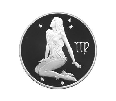  Серебряная монета 3 рубля 2003 «Дева», фото 1 