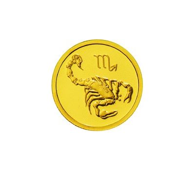  Монета 25 рублей 2002 «Скорпион», фото 1 