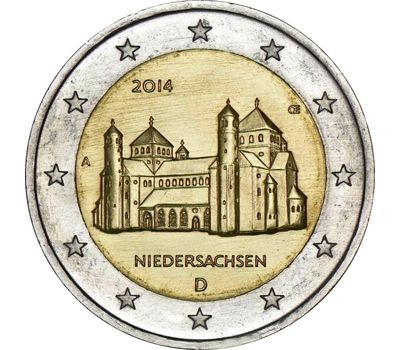  Монета 2 евро 2014 «Нижняя Саксония» Германия, фото 1 