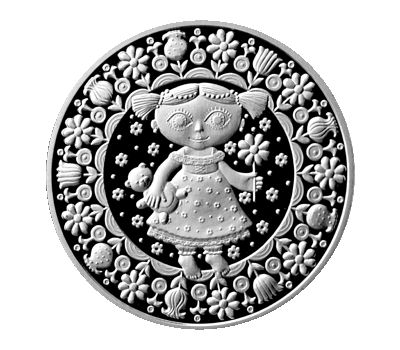  Монета 1 рубль 2009 «Знаки зодиака: Дева» Беларусь, фото 1 