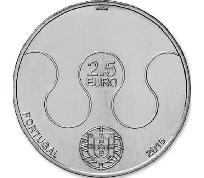  Монета 2,5 евро 2015 «Олимпийские игры 2016 года. Сборная Португалии» Португалия, фото 2 