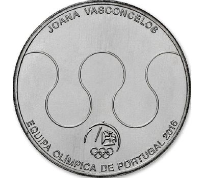  Монета 2,5 евро 2015 «Олимпийские игры 2016 года. Сборная Португалии» Португалия, фото 1 