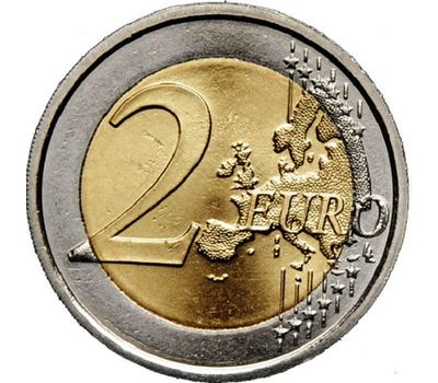  Монета 2 евро 2015 «30 лет флагу ЕС» Австрия, фото 2 