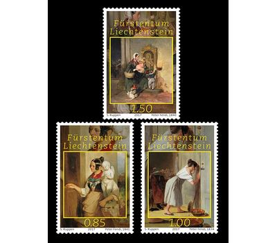  Почтовые марки «Классическая живопись. Картины Петера Фенди» Лихтенштейн, 2017, фото 1 