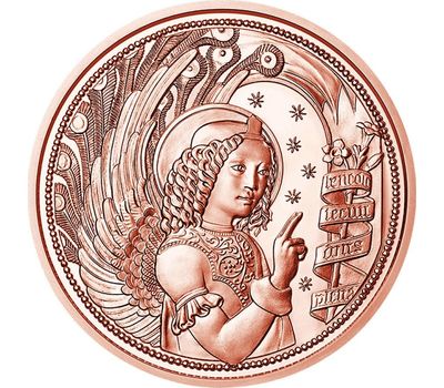  Монета 10 евро 2017 «Ангел-хранитель Гавриил» Австрия, фото 1 