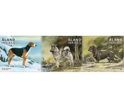  Почтовые марки «Фауна. Собаки» Аландские острова, 2015, фото 1 