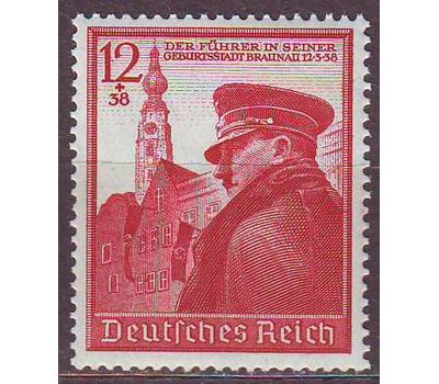  Почтовая марка «День рождения Гитлера. Юбилей» Третий Рейх 1939, фото 1 