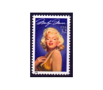  Почтовая марка «Мерилин Монро» США, 1995, фото 1 