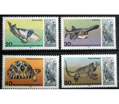  Почтовые марки «Рыбы из аквариума в Берлине» Германия, 1977, фото 1 