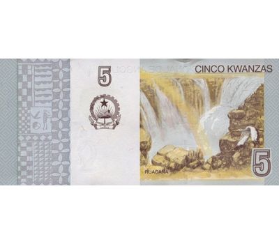  Банкнота 5 кванза 2012 Ангола Пресс, фото 2 