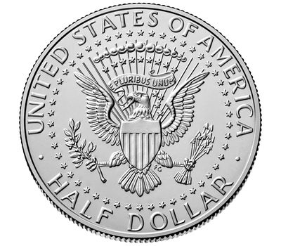 Монета 50 центов 2018 «Джон Кеннеди» США (случайный монетный двор), фото 2 