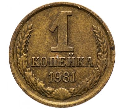  Монета 1 копейка 1981, фото 1 