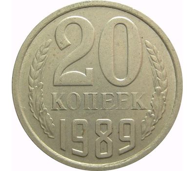  Монета 20 копеек 1989, фото 1 