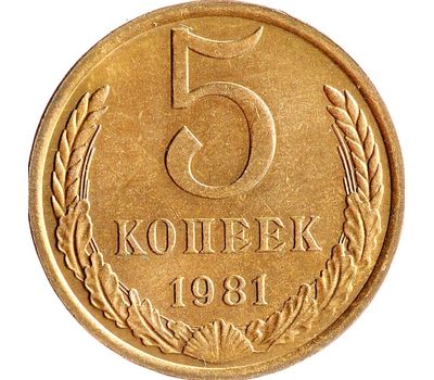  Монета 5 копеек 1981, фото 1 