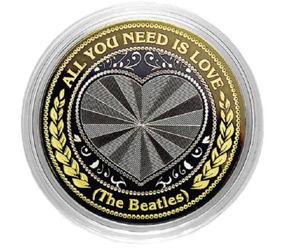  Монета 10 рублей «All you need is love» (The Beatles), фото 1 