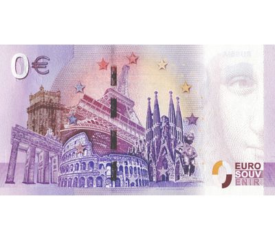  Банкнота 0 евро 2018 «FIFA-2018 Россия», фото 2 